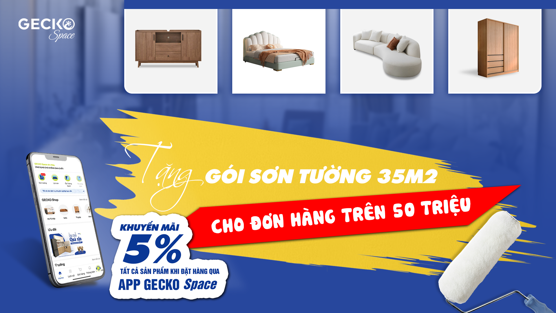 ưu đại mua sắm nội thất tặng kèm gói dịch vụ