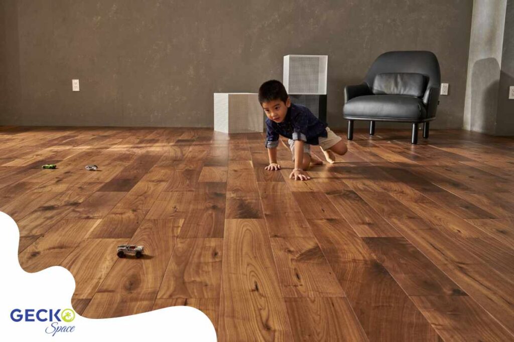 Sàn gỗ công nghiệp an toàn với trẻ em